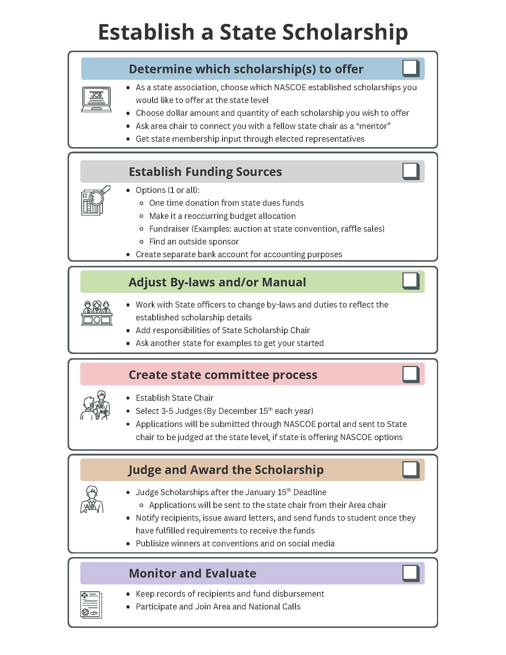 Establish a State Scholarship Fund